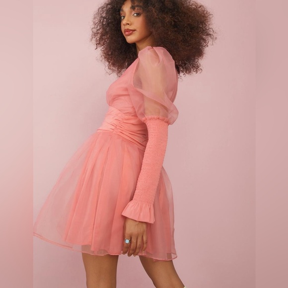 Dolls Kill Sugar Thrillz Talk About Forever Organza Dress - Small - Picture 4 of 9